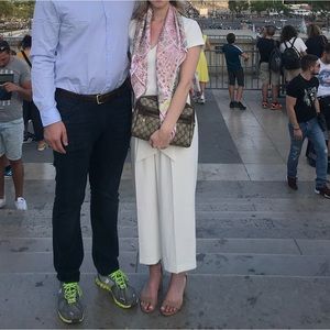 Club Monaco Sannah White Jumpsuit size 00